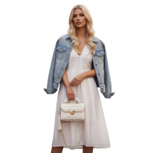 Petra Mini Crochet Bag – Ivory Elegance