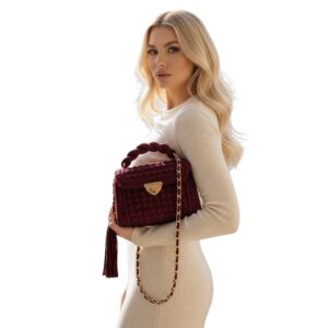 Petra Elegance Bag -Burgundy