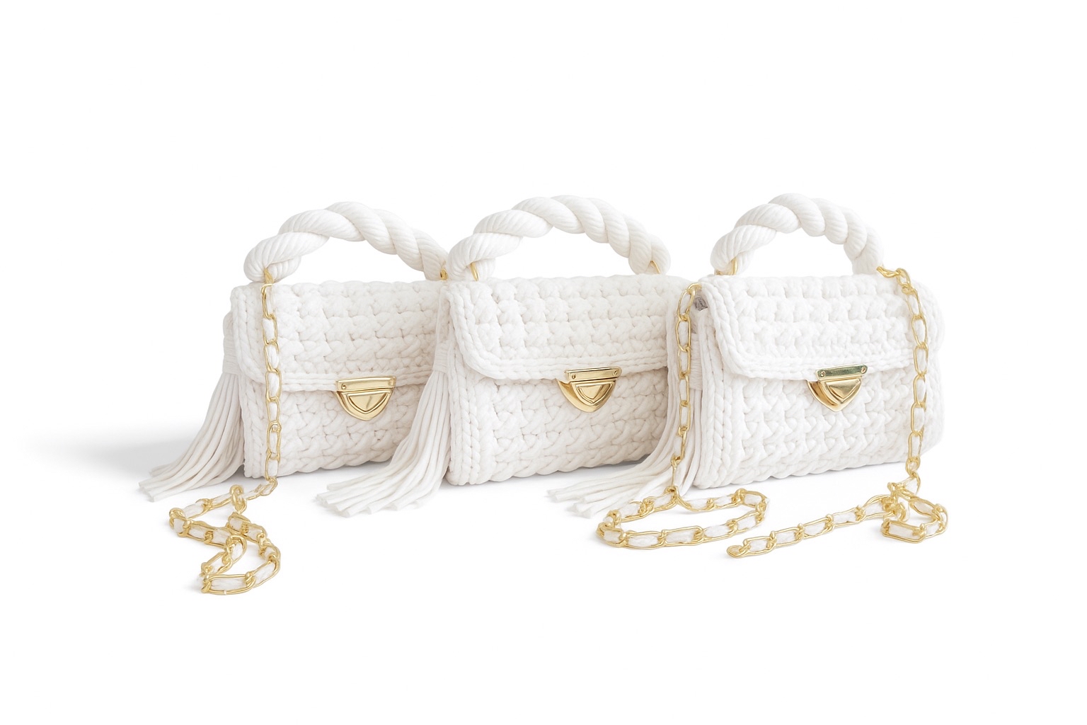 Petra Mini Crochet Bag – Ivory Elegance - Image 5