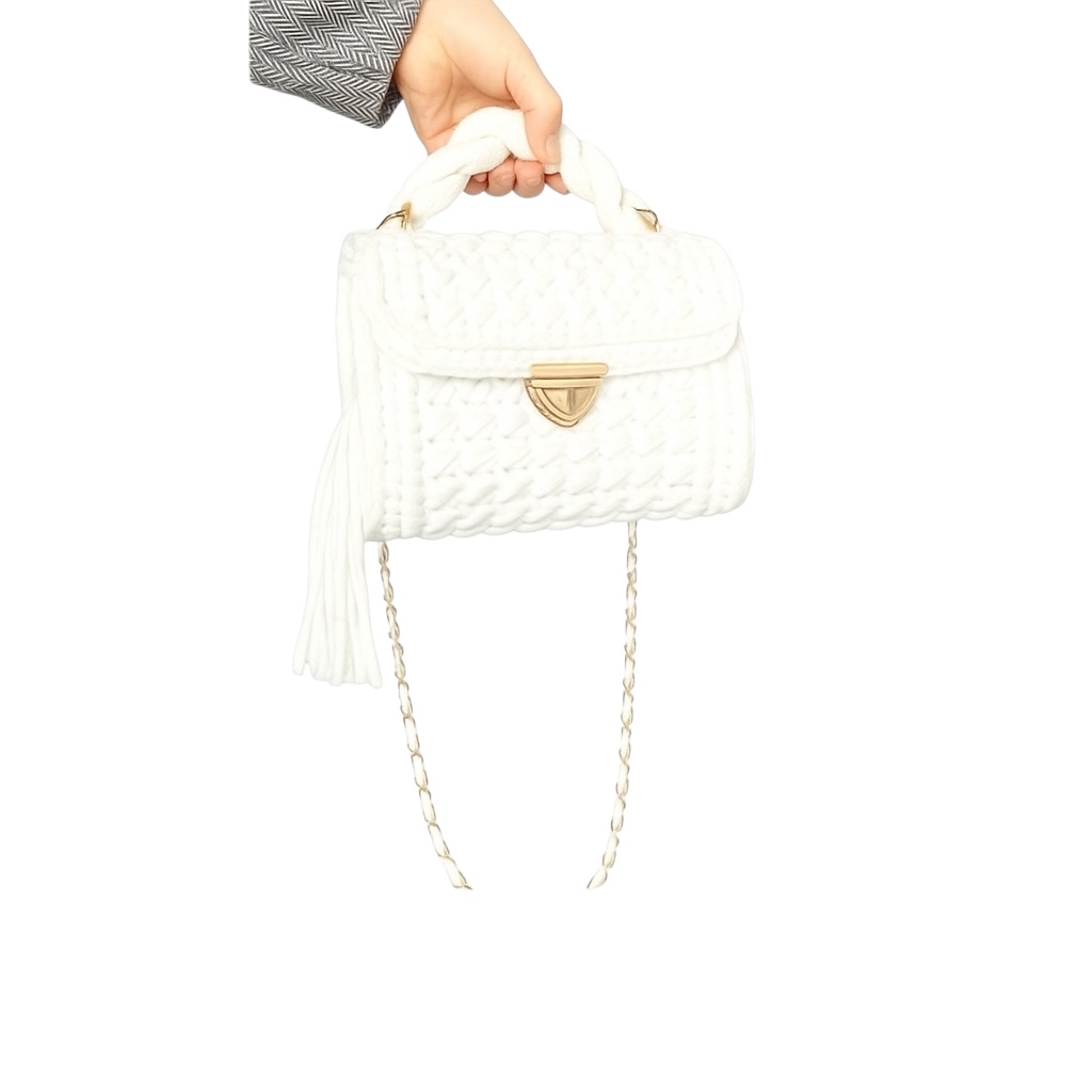 Petra Mini Crochet Bag – Ivory Elegance - Image 4