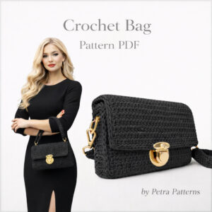 Crochet Bag Pattern PDF – Mini Crossbody Bag