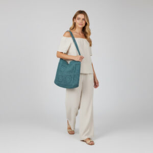 Petra Ocean Crochet Tote