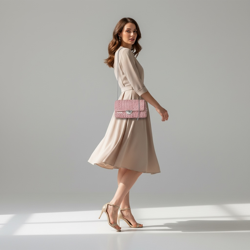 Blush Pink Party Bag – Handmade Exclusive - Image 2